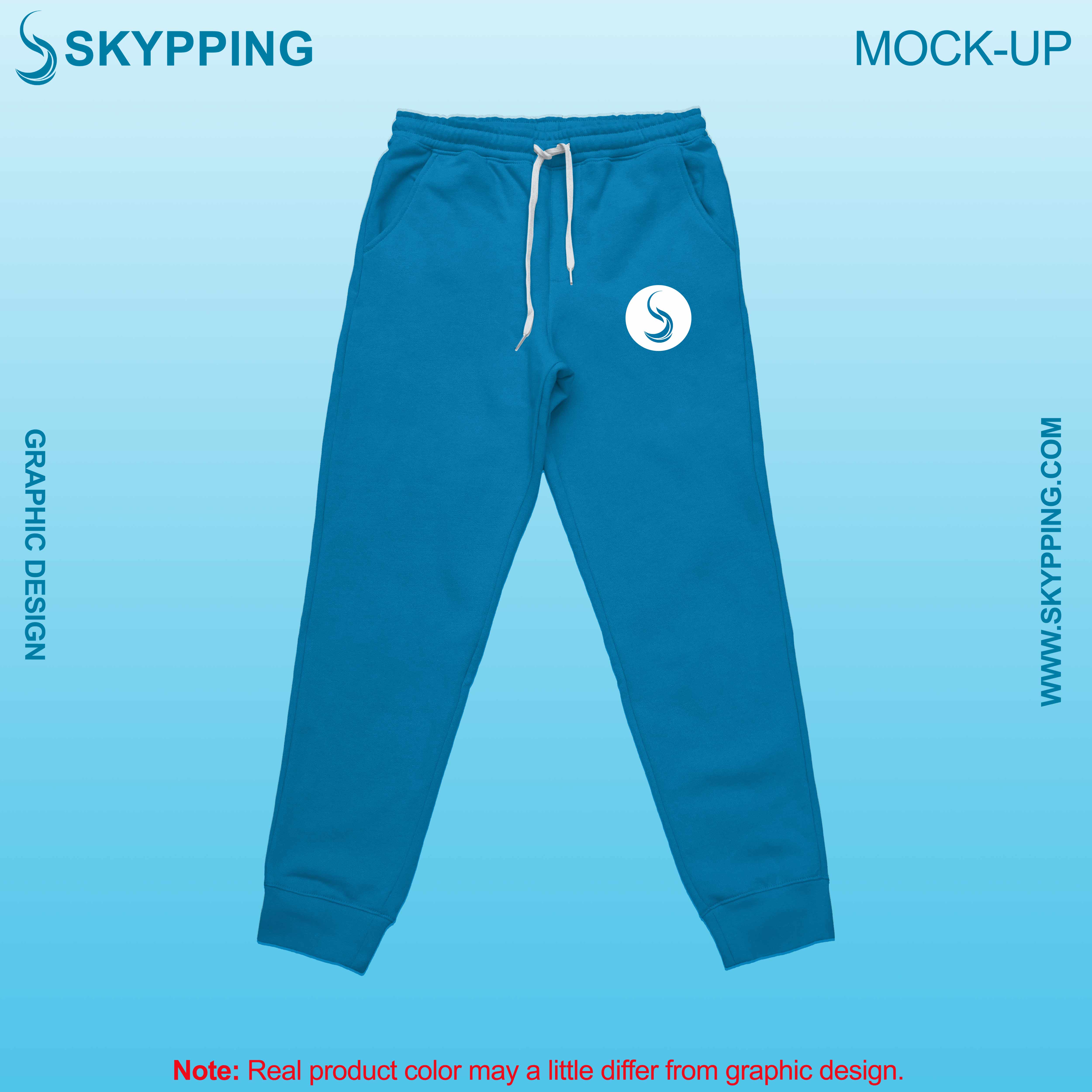 Sweatpant with Crossed Pocket and Ribbed Bottom